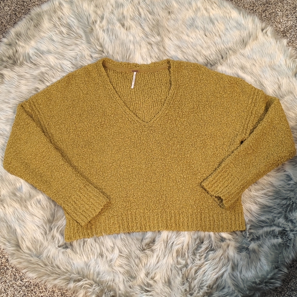 Free People Cropped Sweater